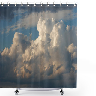 Personality  Cumulonimbus Clouds Shower Curtains
