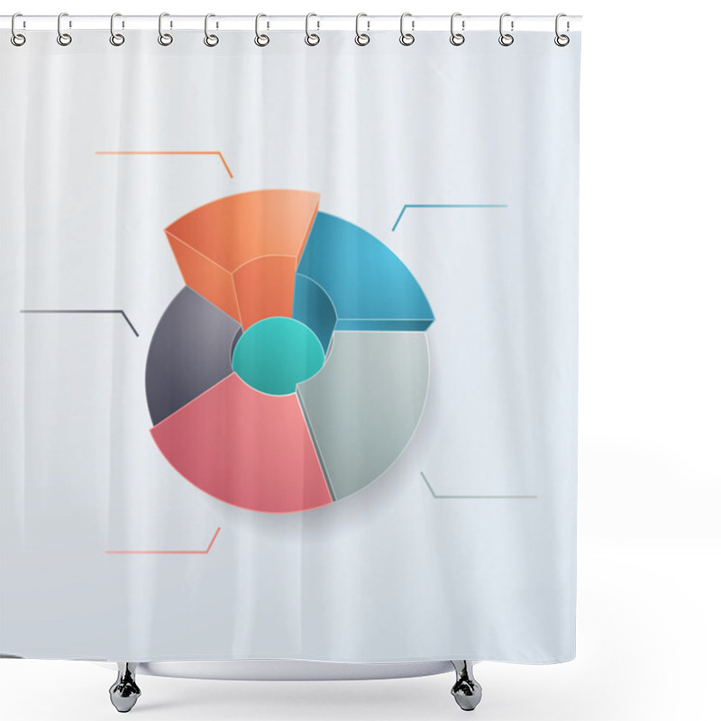 Personality  Diagram with space to add text shower curtains