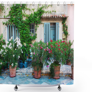 Personality  Alley In An Old Provencal Village Shower Curtains