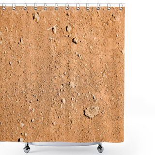 Personality  Red Dirt Background Shower Curtains