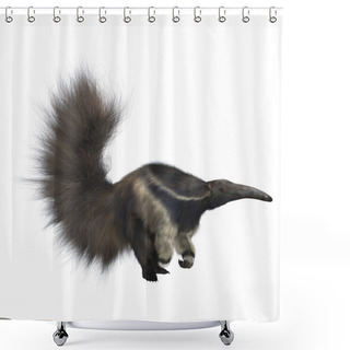 Personality  Giant Anteater Shower Curtains