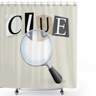 Personality  Searching For Clues Shower Curtains
