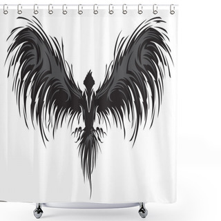 Personality  Phoenix Shower Curtains