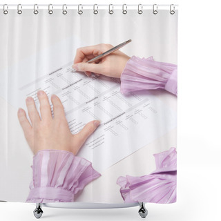 Personality  Job Interview Questionnaire Shower Curtains