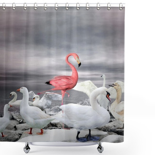 Personality  Stand Out From A Crowd Shower Curtains