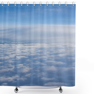 Personality  A Blanket Of Clouds Above Texas In The United States Shower Curtains