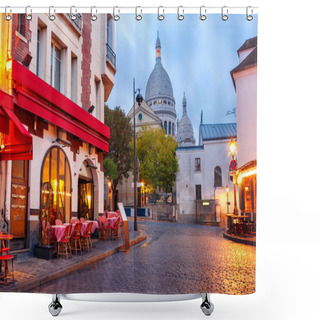 Personality  Montmartre In Paris, France Shower Curtains
