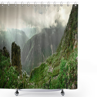 Personality  Colca Canyon In Peru - The Deepest In The World Shower Curtains