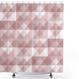 Personality  Abstract Geo Pattern In Blush Pink Colors Shower Curtains
