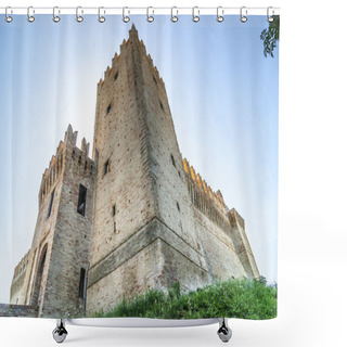Personality  Castle Of Rancia, Near Tolentino Shower Curtains