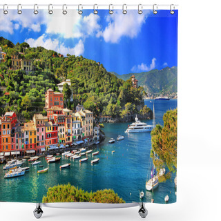 Personality  Bella Italia Series - Portofino, Liguria Shower Curtains