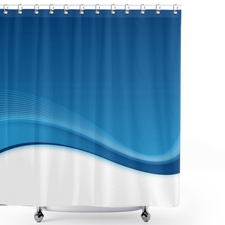 Personality  Business Flyer Design Shower Curtains
