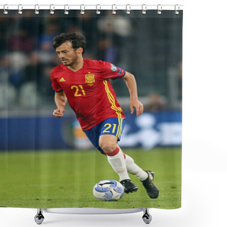Personality  European Qualifiers World Cup 2018 Italy Vs Spain Shower Curtains