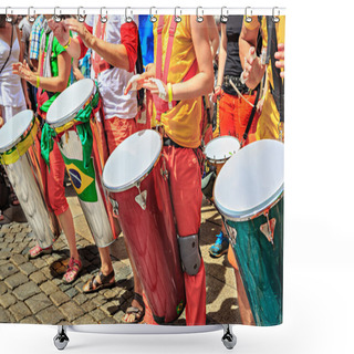 Personality  Scenes Of Samba Festival Shower Curtains