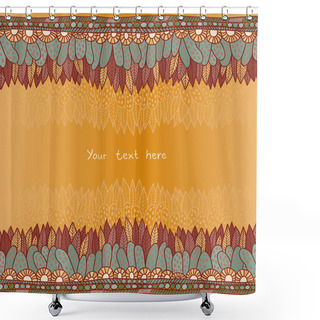 Personality  Feathers Background Shower Curtains