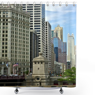 Personality  Chicago Shower Curtains