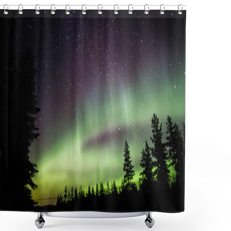 Personality  Northern Lights Lapland Shower Curtains