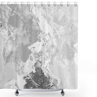 Personality  Marble Gray Background Shower Curtains