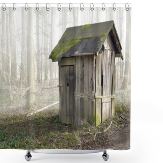 Personality  Old Wooden Shack Shower Curtains
