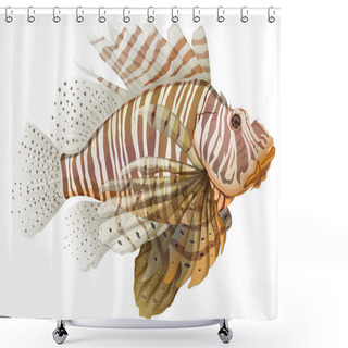 Personality  Lionfish Shower Curtains