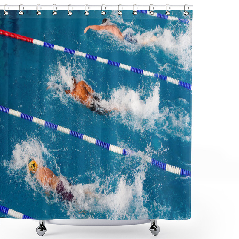 Personality  MAKEDONIAN SWIMMING RACE GREECE Shower Curtains