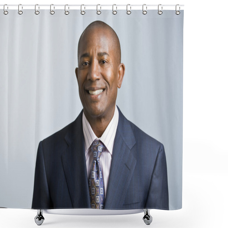 Personality  African American male shower curtains