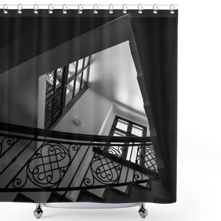 Personality  Staircase Interior. Shower Curtains