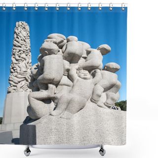 Personality  Frogner Park Kids Shower Curtains