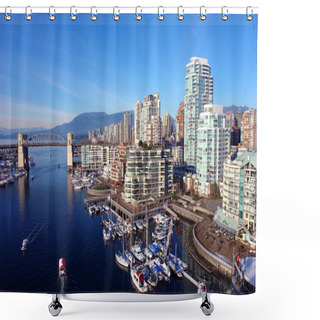 Personality  Vancouver Harbour Shower Curtains