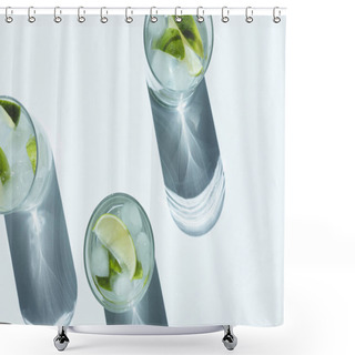 Personality  Gin Tonic Cocktail  Shower Curtains
