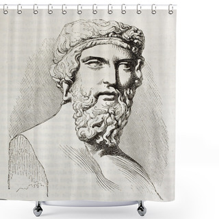 Personality  Plato Shower Curtains