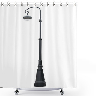 Personality  Old Lamppost 2 Shower Curtains