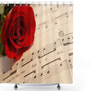 Personality  Love Song Shower Curtains