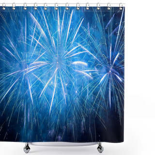 Personality  Colorful Holiday Fireworks Shower Curtains
