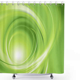 Personality  Abstract Green Background Shower Curtains