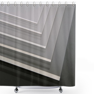 Personality  Acrylic Plates Shower Curtains