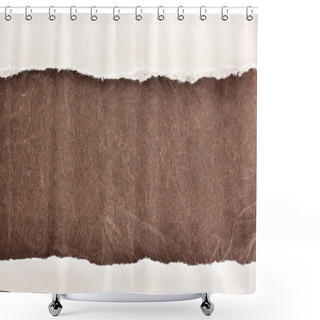 Personality  Ragged Pieces Of Paper Shower Curtains