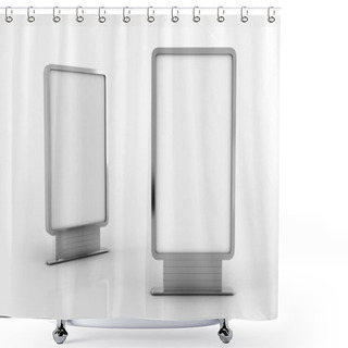 Personality  Outdoor Advertising Displays Shower Curtains