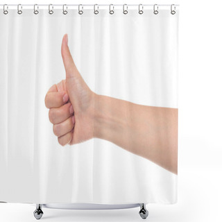 Personality  Thumb Up Shower Curtains