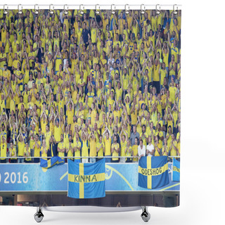 Personality  UEFA EURO 2016: Sweden V Belgium Shower Curtains