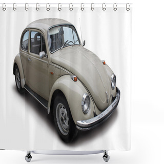 Personality  Old Small Car Shower Curtains