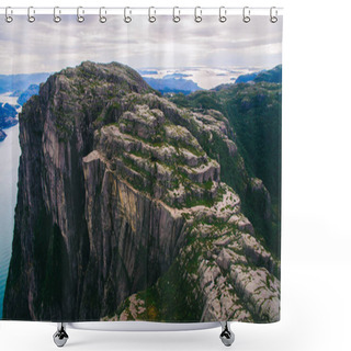 Personality  Beautiful Norway Landscape Shower Curtains