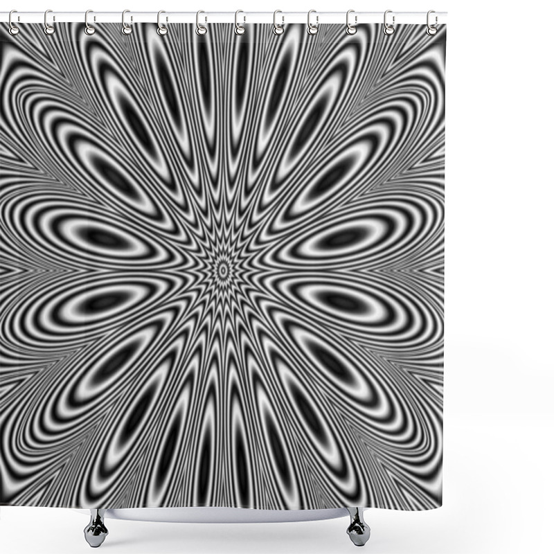 Personality  Pulsar Shower Curtains