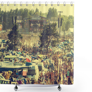 Personality  Przystanek Woodstock (Woodstock Festival),  Biggest Summer Open Air Rock Music Festival In Europe. Shower Curtains