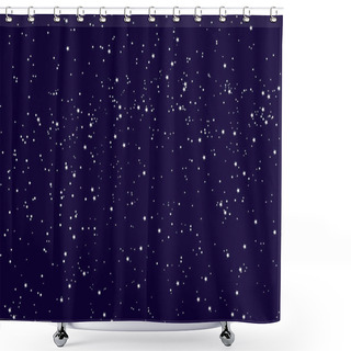Personality  Beautiful Starry Sky, Abstract Background. Stars And Constellations Shower Curtains