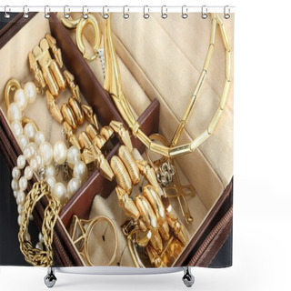 Personality  Jewelry Box Shower Curtains