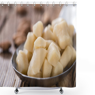 Personality  Raw Marzipan Close-up Shot Shower Curtains