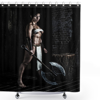 Personality  Executioner Woman Shower Curtains