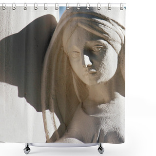 Personality  The Statue Of The Goddess Hera In Greek Mythology, And Juno In R Shower Curtains