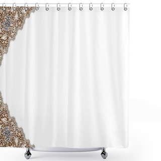 Personality  Decorative Relief Of Mable Shower Curtains